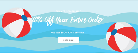 20% off your entire order | First Aid Beauty | Use code SPLASH20